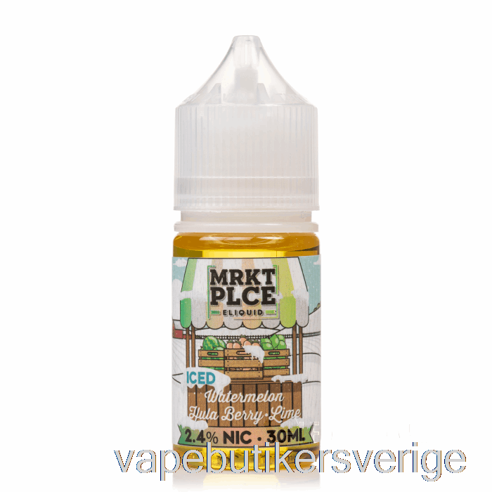 Vape Sverige Is Vattenmelon Hulaberry Lime - Mrkt Salter - 30ml 24mg